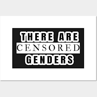 there are censored genders Posters and Art